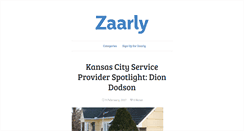 Desktop Screenshot of blog.zaarly.com
